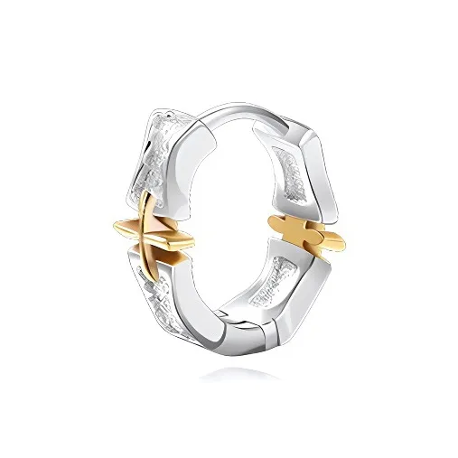 Lang Wind S925 Silver Ear Cuff Men's-6