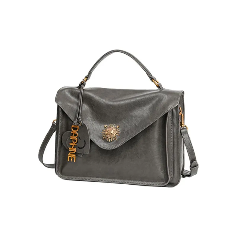 DAPHNE PU One Shoulder Handbag Women's Coffee/Brown-13