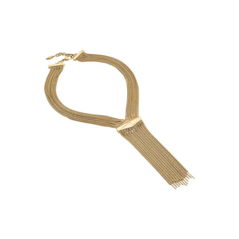 Jimmy Choo Metal Necklaces Women's Gold-1