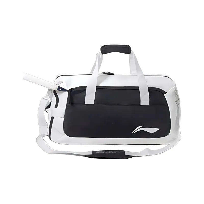 LiNing Polyester Travel Bag Unisex Black White-1