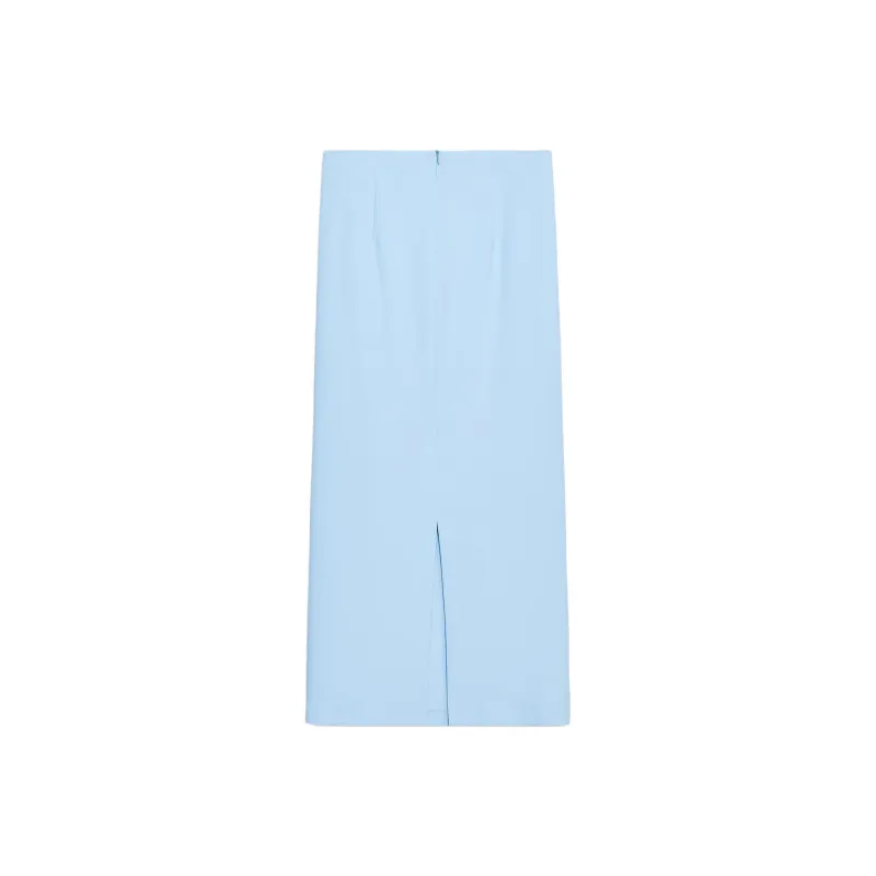 ZARA Casual Long Skirts Women's Sky Blue-1