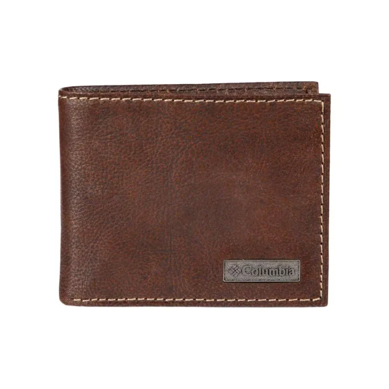 Columbia Genuine Leather Wallet Men's Brown-0