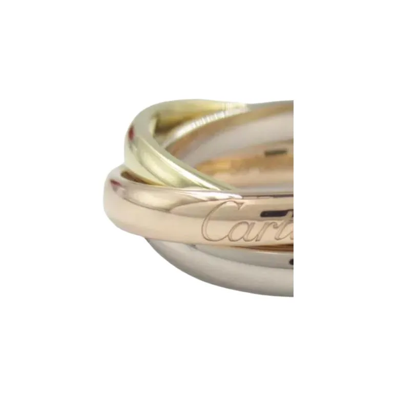 CARTIER 18 Carat Gold, 18 Carat Rose Gold, 18 Carat White Gold, Diamonds Rings Women's Gold-2