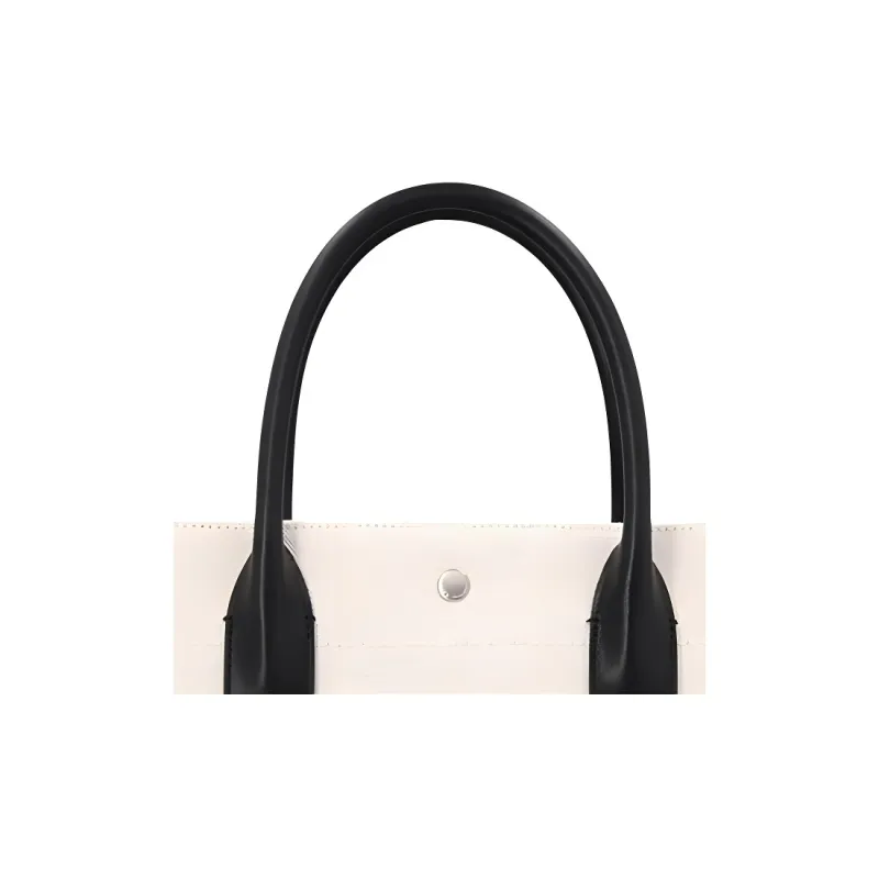 SAINT LAURENT Rive Gauche Canvas Tote Bag, Shopping Bag, Handbag Men's Ecru-2