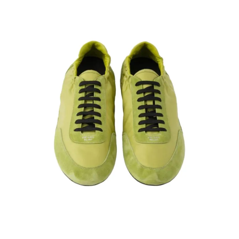 PRADA Re Nylon Low Top Casual Shoes Men's Green-4
