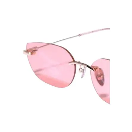 A BATHING APE Cat Eye Sunglasses Unisex Pink-1