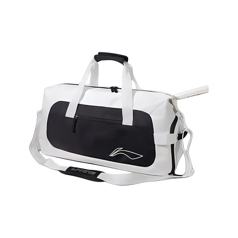 LiNing Polyester Travel Bag Unisex Black White-3