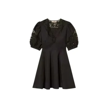 TWINSET MILANO Short Sleeved Dress Women's Black