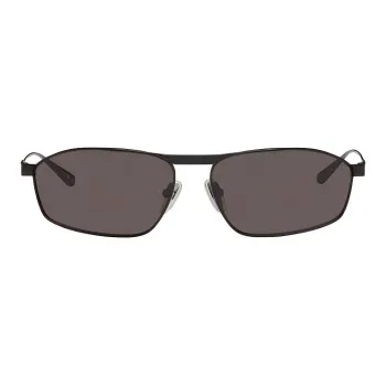 Balenciaga Metal Irregular Shape Sunglasses Men's Black