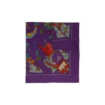 GUCCI Silk, Silk Scarves Women's Purple