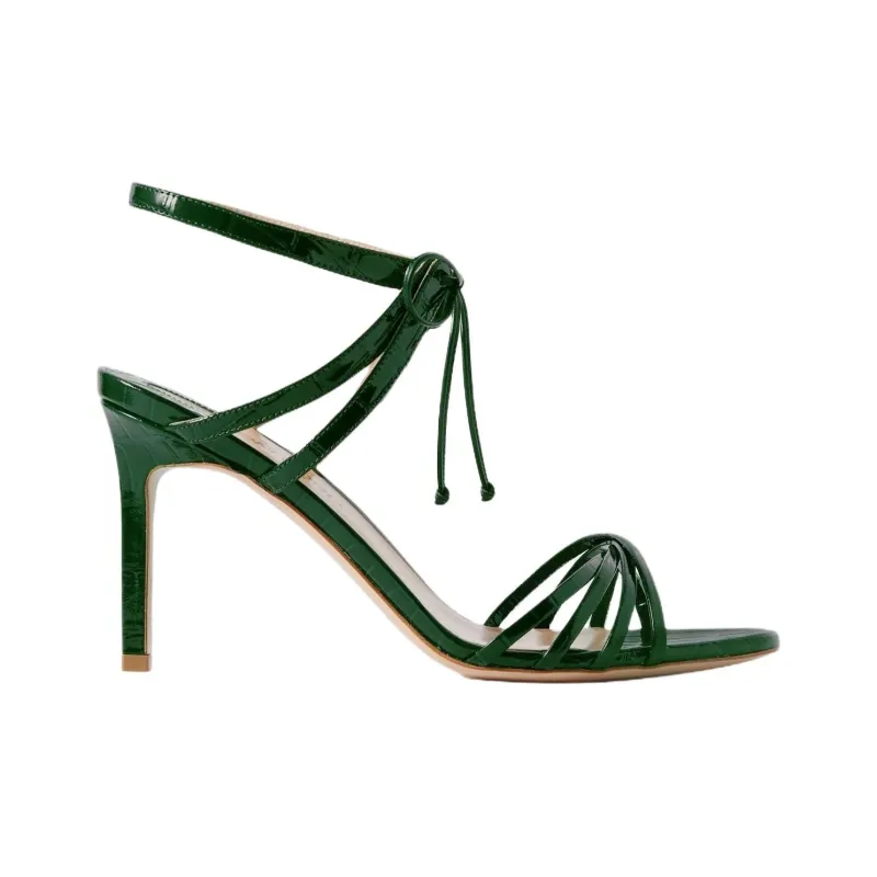 TF Angelica One Strap Sandals Women's Green-1