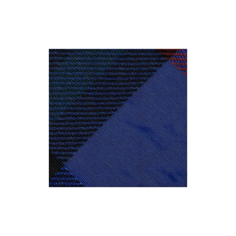 Burberry PU Polyurethane Wallet Men's Blue-3