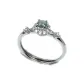 Blue Ice Jadeite Ring