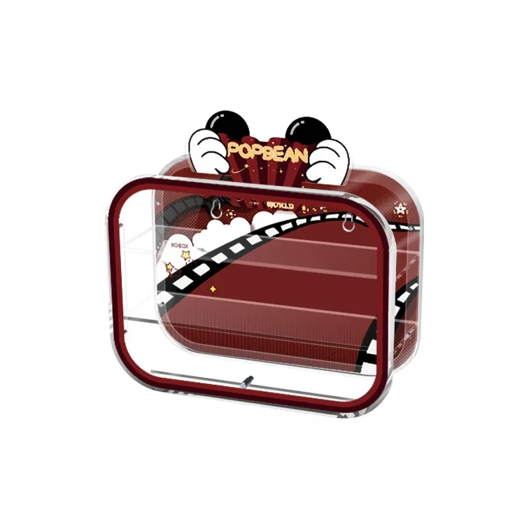 KGBOX Used For Pop Mart Dimoo WORLD Disney Classic Doll Acrylic Display Case Model Accessories-1