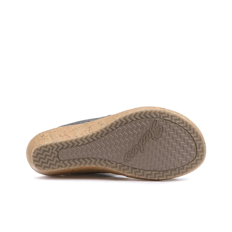 Skechers Beverlee One Strap Sandals Women's Black-3