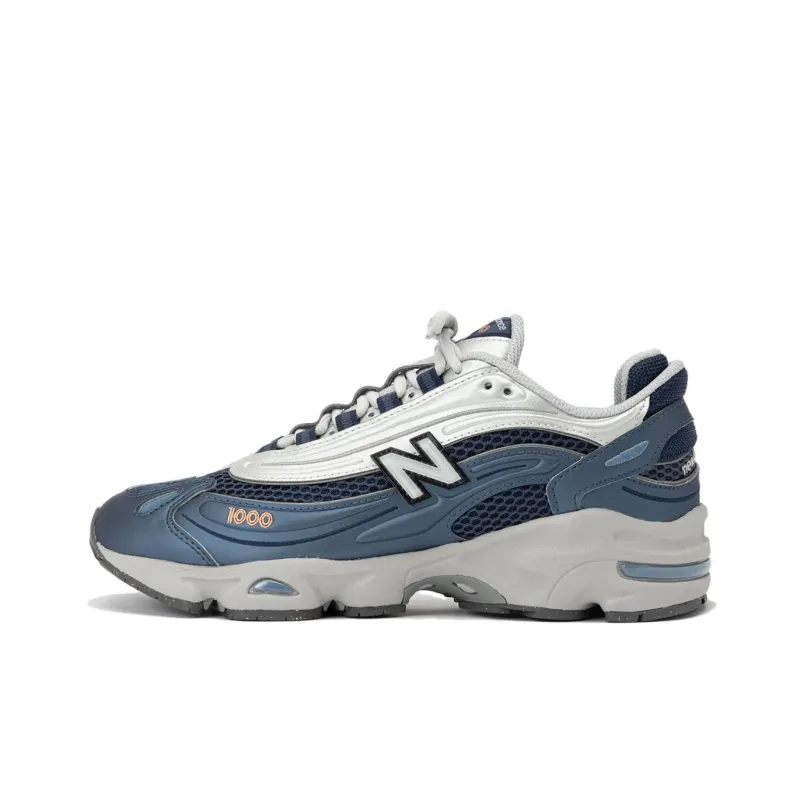 New Balance 1000 Abrasion Resistant Low Top Running Shoes Men's Blue-0