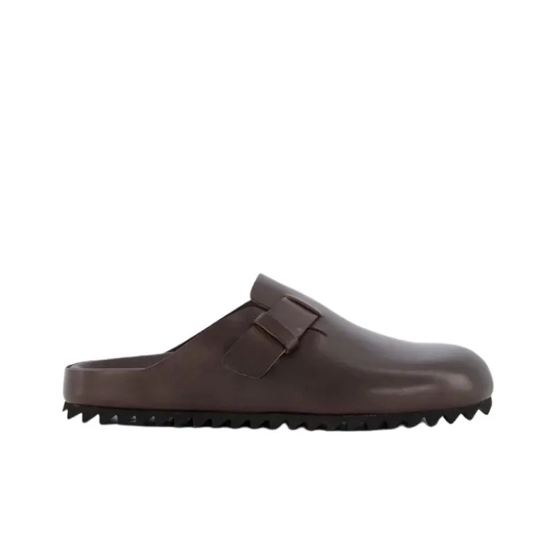 Officine Creative Agorà Closed Toe Slippers Men's Dark Brown-1