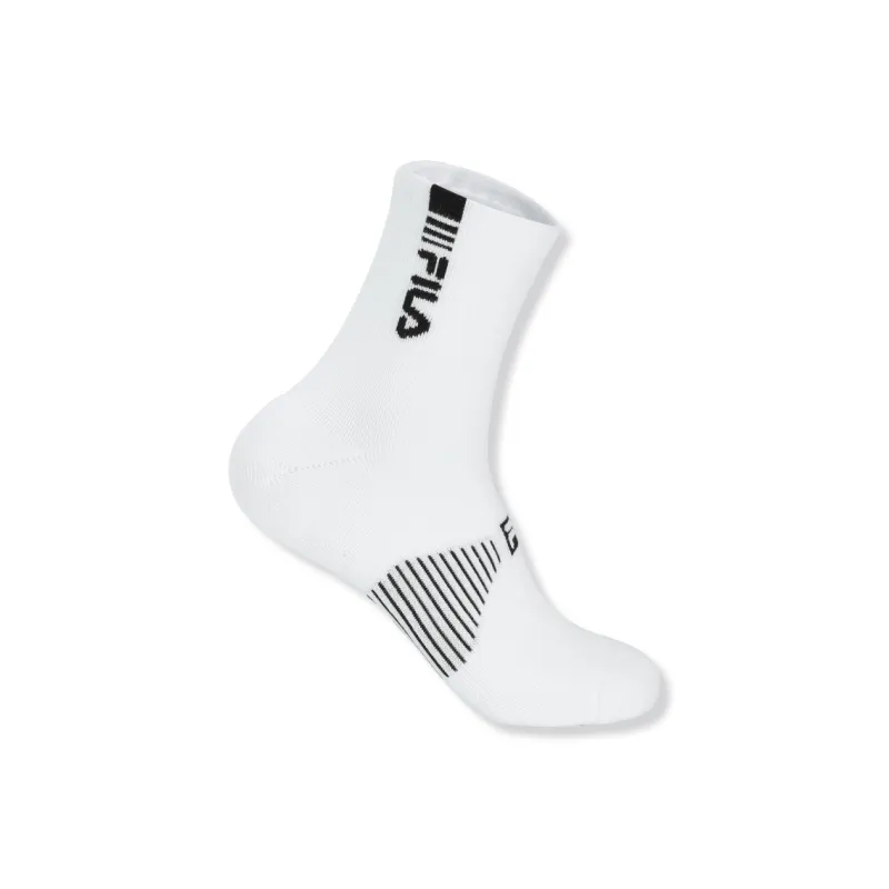 FILA Athletics Mid Rise Socks Men's Standard White-4