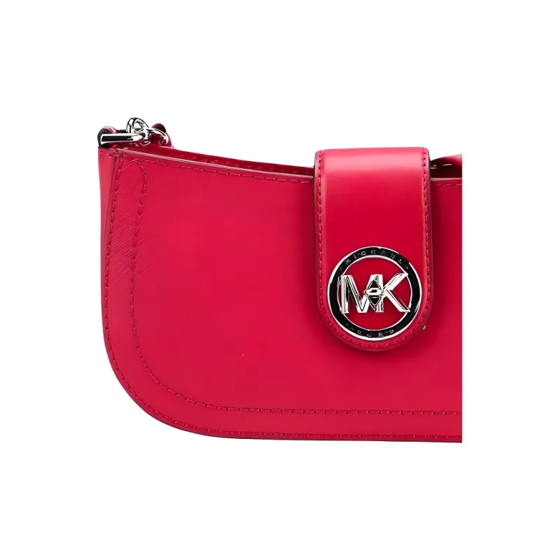 MICHAEL KORS Carmen PVC Crossbody Bags Trumpets Women's Red-4