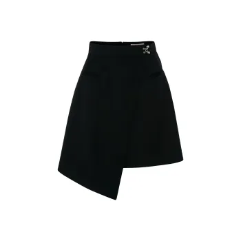 Alexander McQueen FW22 Casual Short Skirts Women's Black