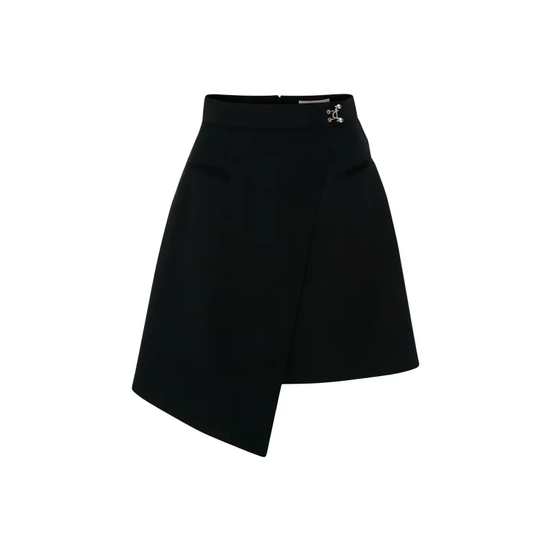Alexander McQueen FW22 Casual Short Skirts Women's Black-0