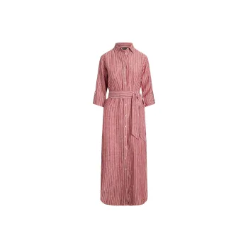 LAUREN RALPH LAUREN Long Sleeved Dress Women's Red
