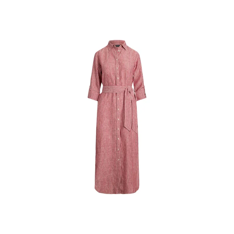 LAUREN RALPH LAUREN Long Sleeved Dress Women's Red-0