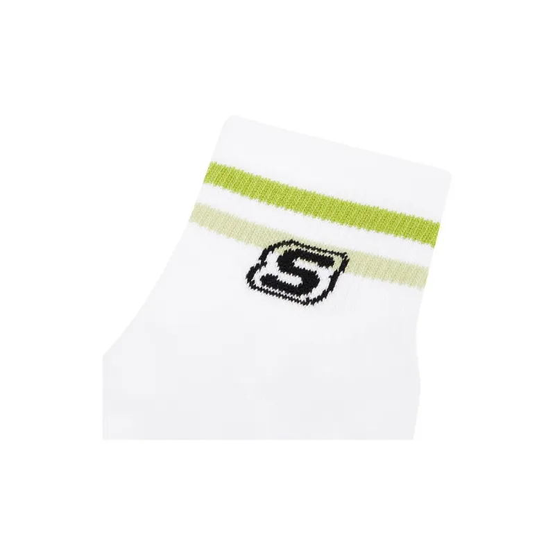 Skechers Ankle Socks Unisex 2 Pack Bright White-1