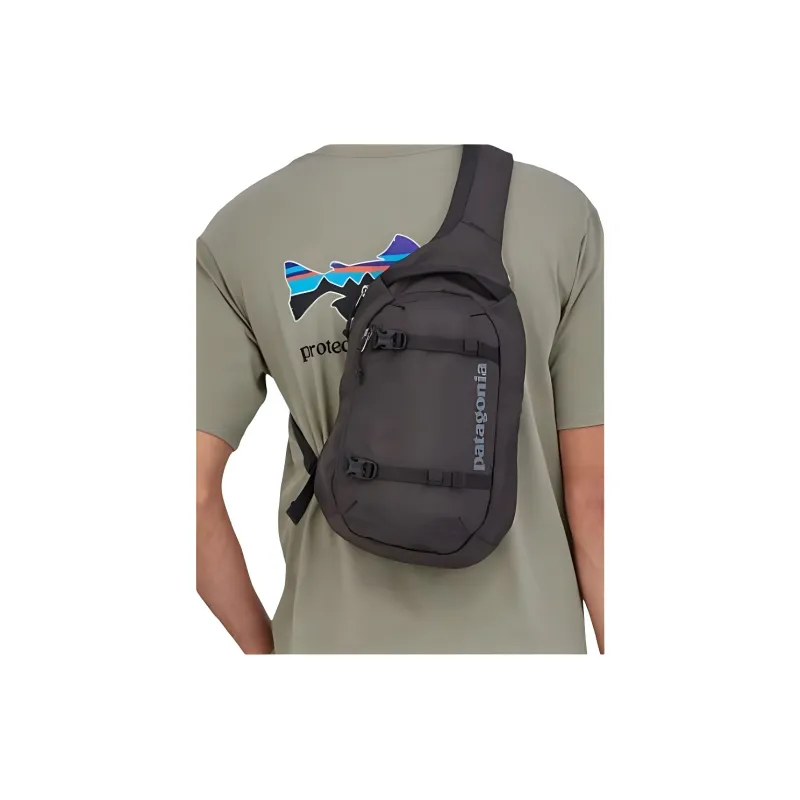 Patagonia Recycled Polyester Sling Bag Regular Men's Black-2