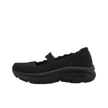 Skechers Modern D'Lu Low Top Casual Shoes Women's Black