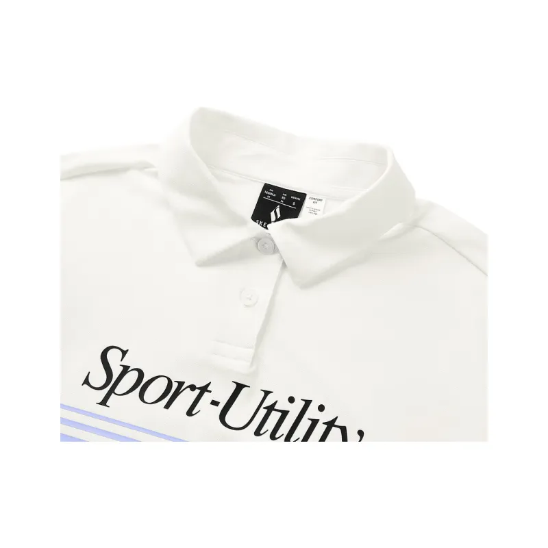Skechers Sports Alliance Polo Shirt Women's Marshmallow White-4