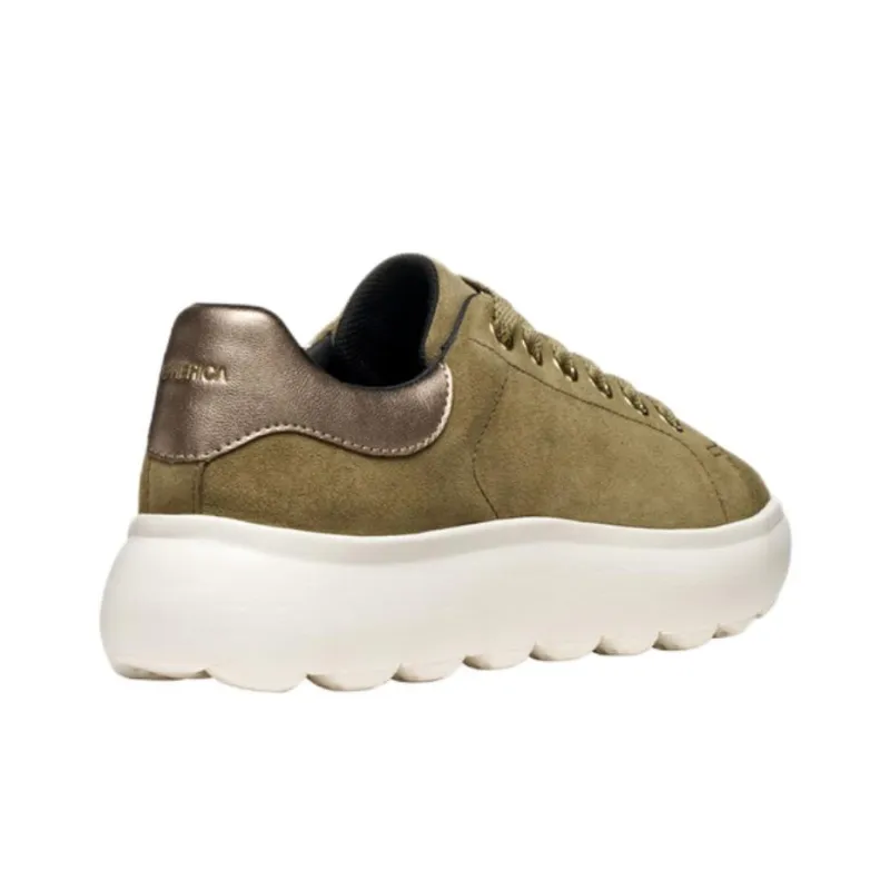 GEOX Spherica Ec4.1 Low Top Casual Shoes Women's Green-5