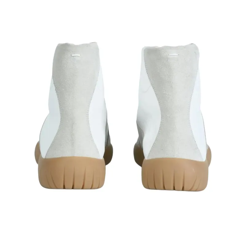 Maison Margiela Tabi High Top Casual Shoes Men's White-4