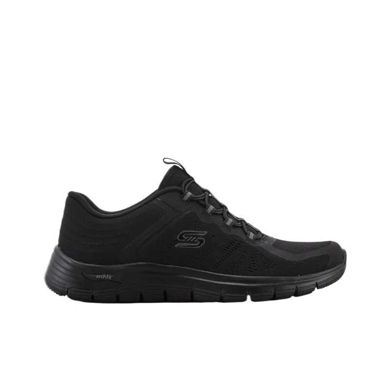 Skechers ARCH FIT VISTA Low Top Casual Shoes Women's Black-1