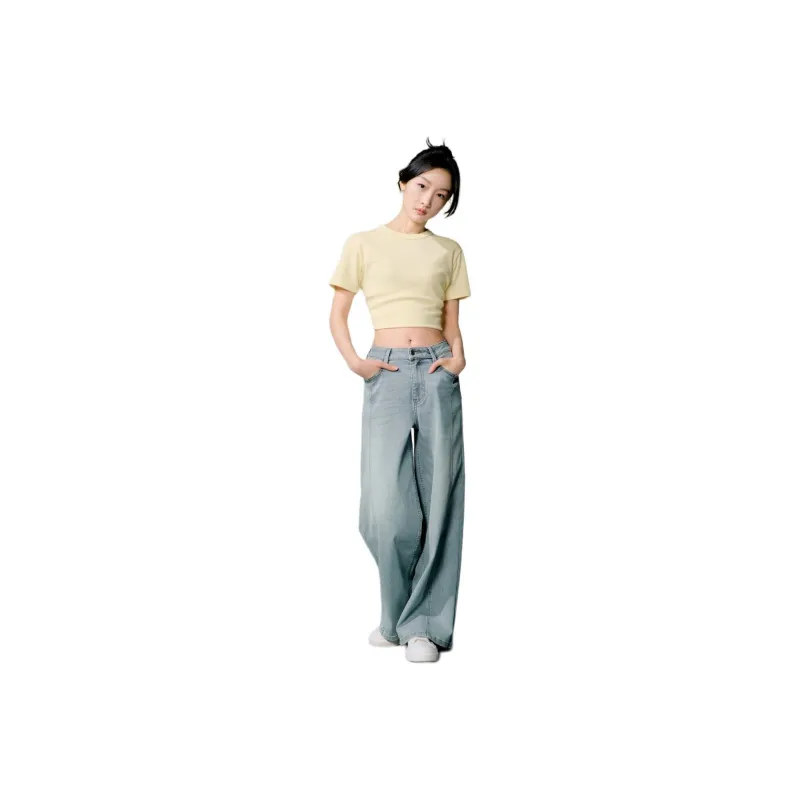 BANANA IN Jeans Women's Denim Light Blue-1