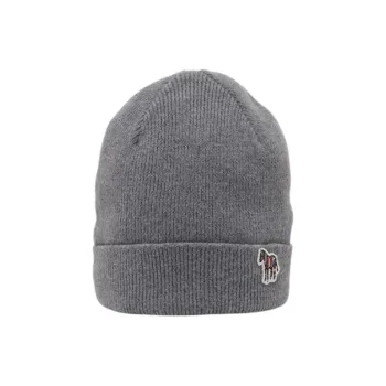 Paul Smith Knitted Fabric Beanies Unisex Gray