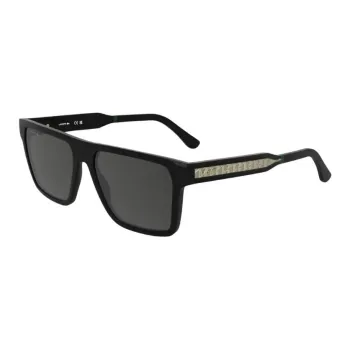 LACOSTE Acetate Square Sunglasses Men's Black