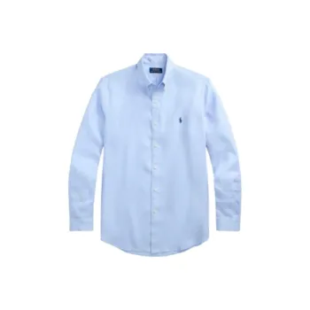 Polo Ralph Lauren Long Sleeve Piece Dye Linen Sport V1 Shirt