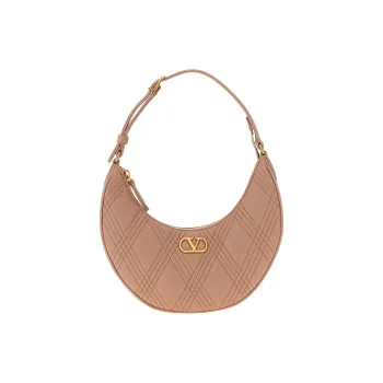 Valentino Sheepskin Shoulder Bag Mini Women's Nude Pink