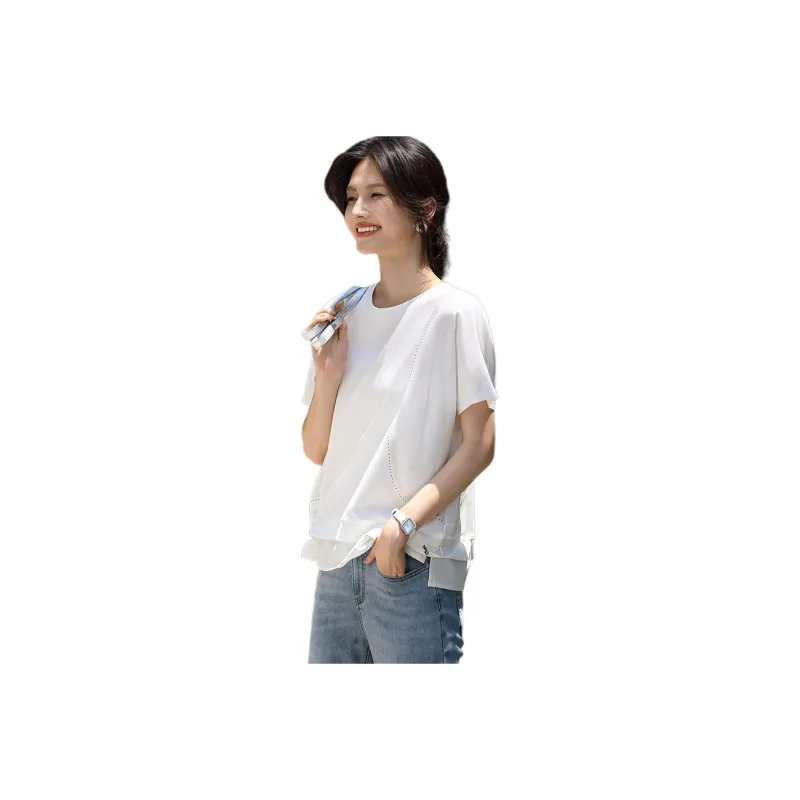 XWI Batwing Sleeve T Shirt Women's Natural White-0