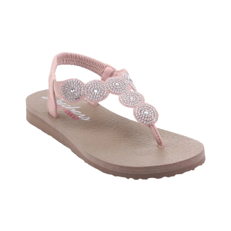 Skechers Meditation Quick Dry Flip Flops Women's Pink-1