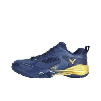 VICTOR Shock Absorbers With Abrasion Resistant And Slip Resistant Properties Low Top Badminton Shoes Unisex Blue