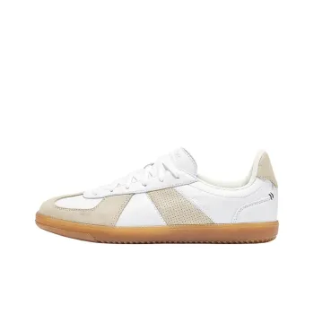 Skechers Low Top Lace Up Wear resistant And Lightweight Low Top Skateboard Shoes Men's White