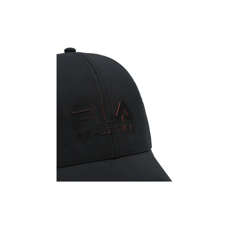 FILA Athletics Polyester Baseball Caps Men's Jet Black-4