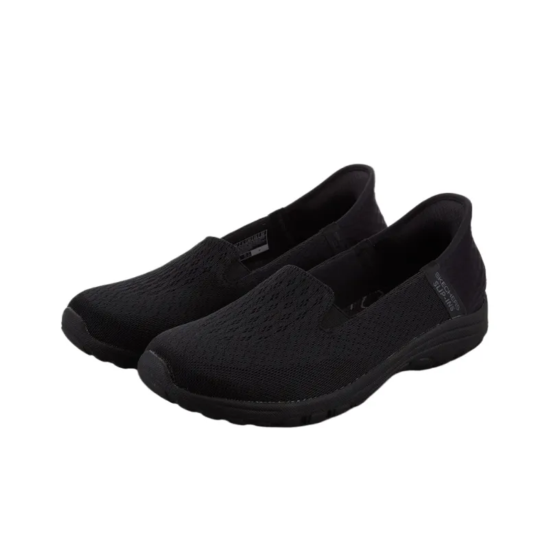 Skechers Reggae Fest 2.0 Abrasion Resistant Low Top Casual Shoes Women's Black-2
