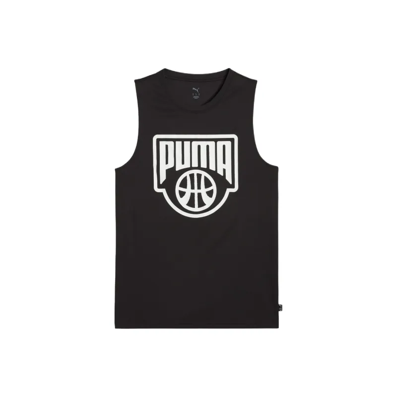 PUMA Tank Tops Men Black-0