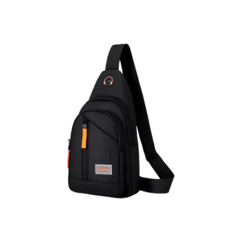 Warrior Oxford Sling Bag, Shoulder Bag Regular Unisex Black