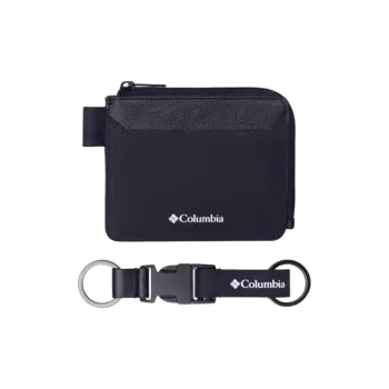 Columbia Half Zip Design Card Holder Men's Black