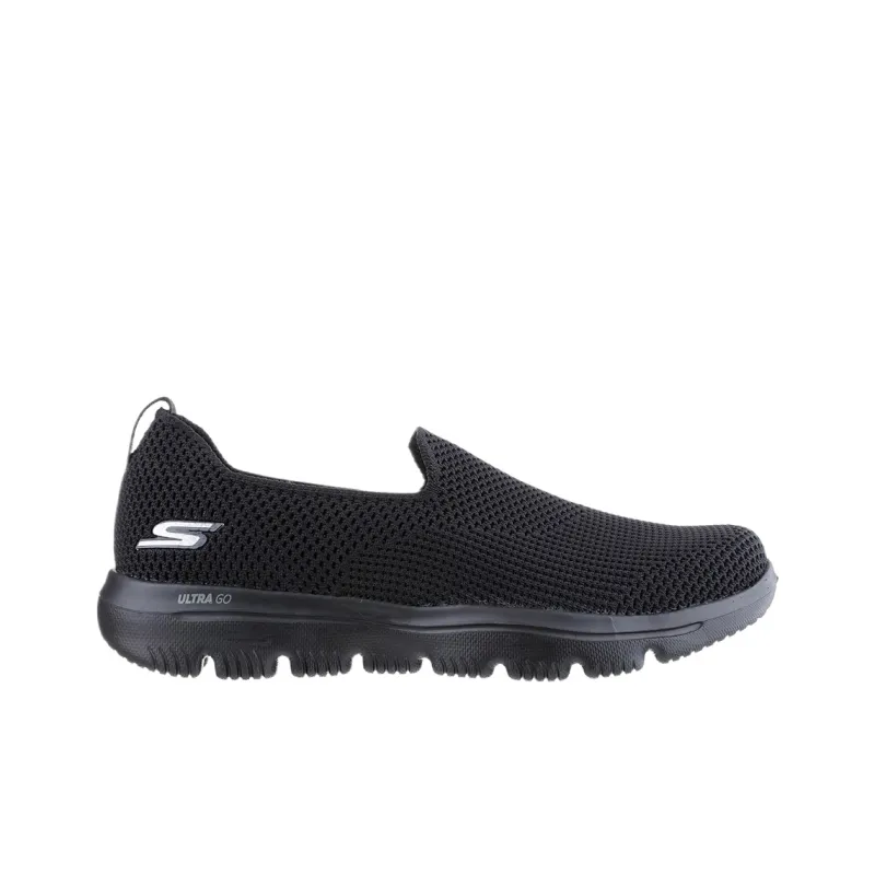 Skechers Go Walk Evolution Ultra Low Top Casual Shoes Women's Black-1