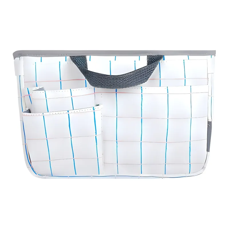 KOKUYO Polyester Travel Storage Bag Medium Size Women's Blue Red/Gray-1